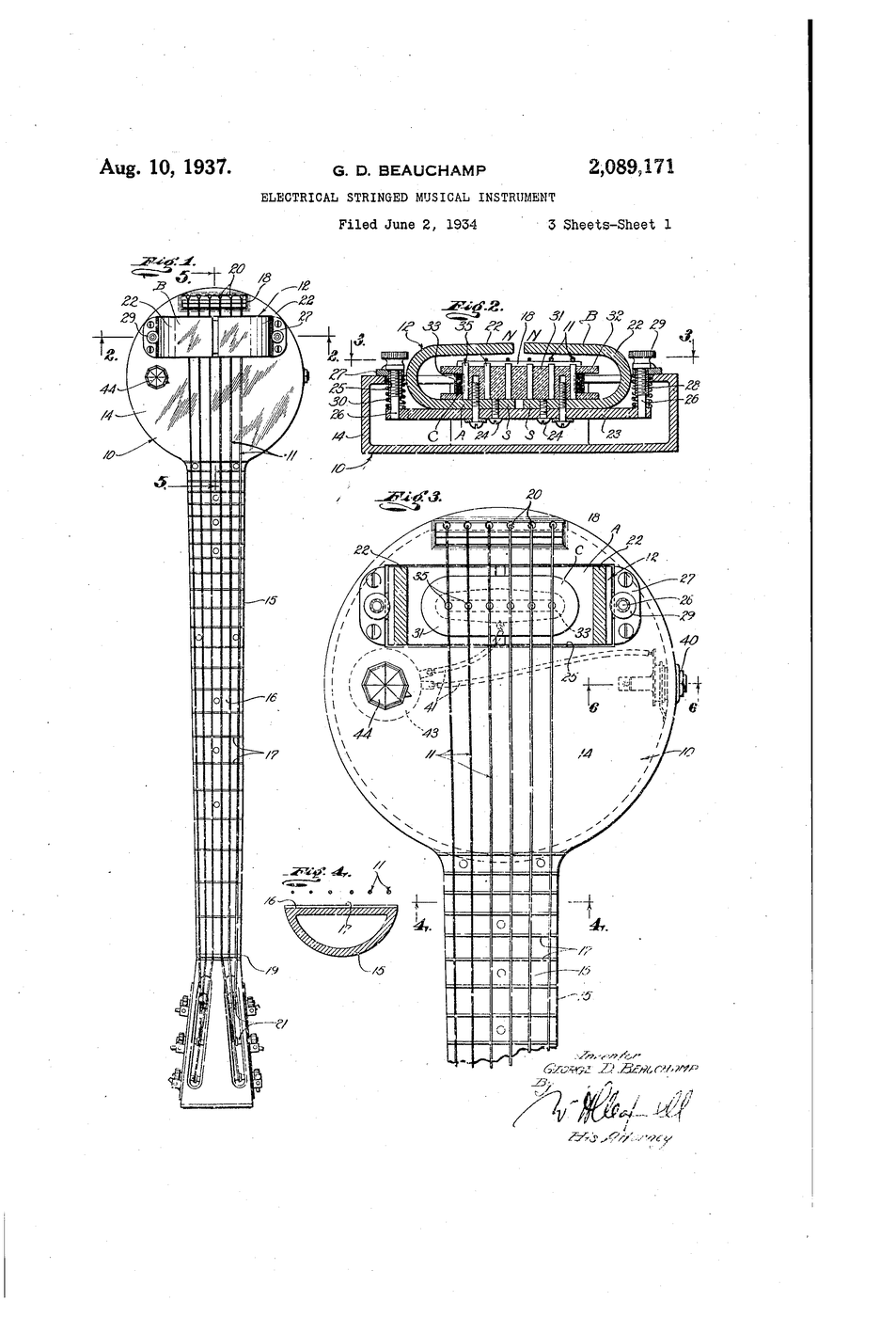 Electric Guitar Pickup