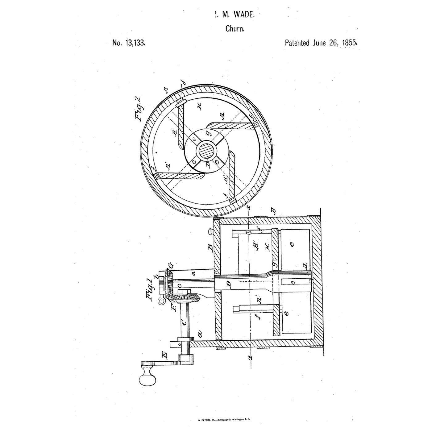 Braked-Disk Slat-and-Wing Churn: Up Between the Slats, Down Through the Disk