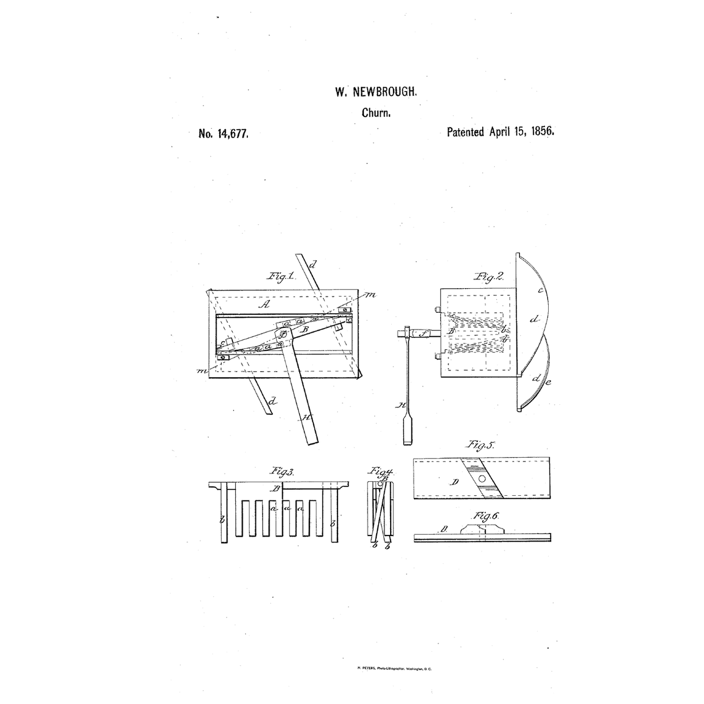 Bulged-Rocker Separator Churn: Oblique Rockers and a Diagonal Comb