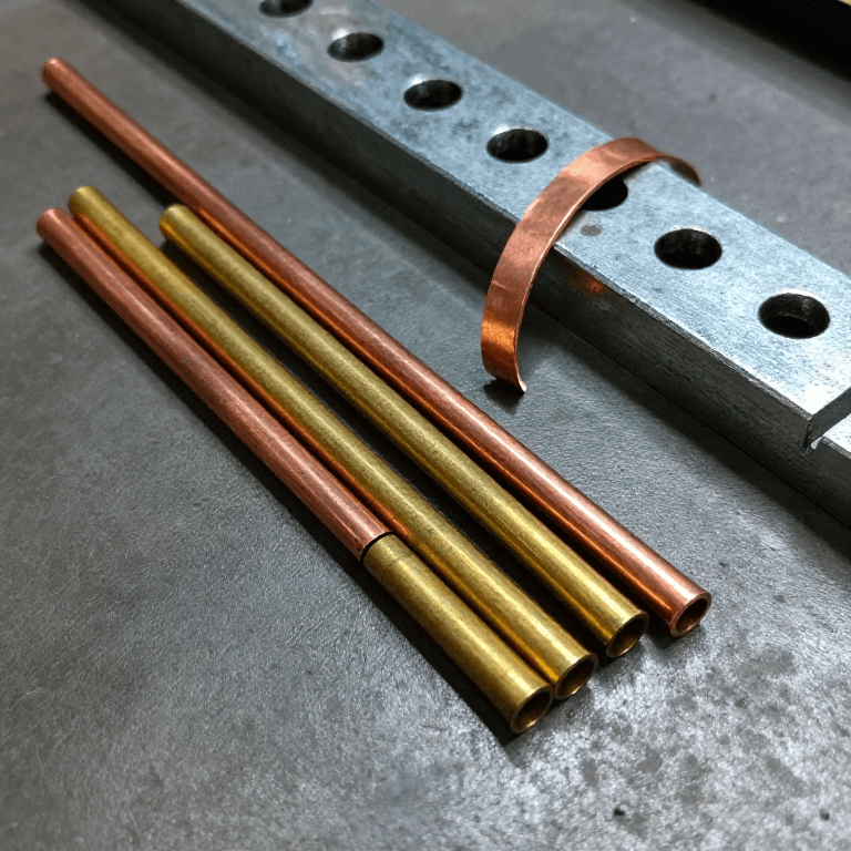 Copper and Brass Tube Drawn from Strip