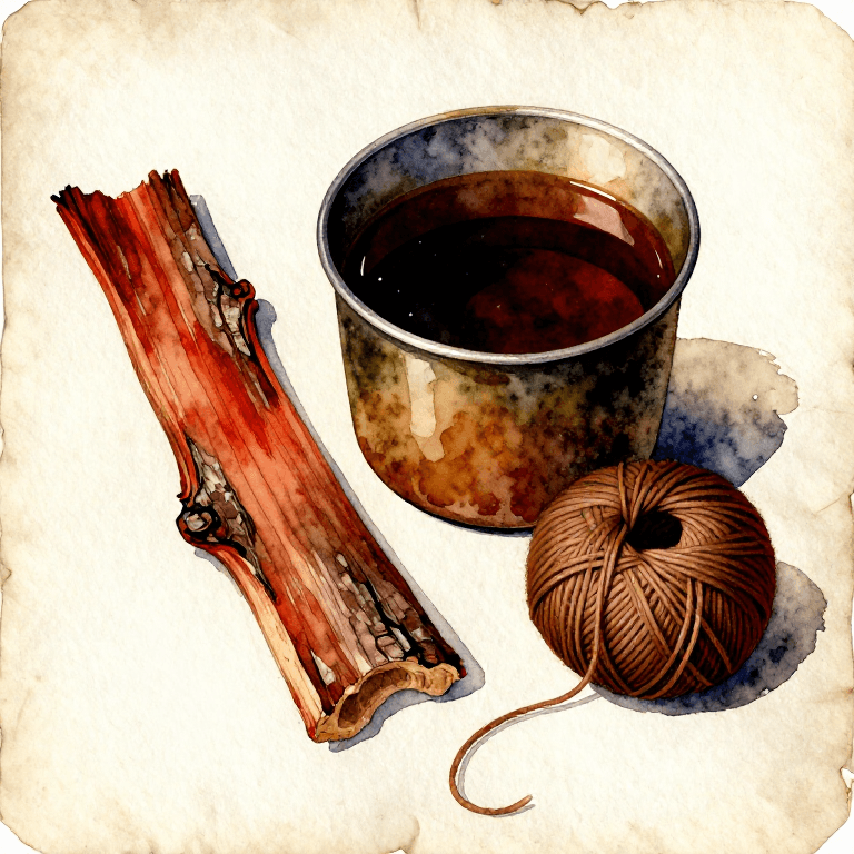Dyeing Brown-Black with Alder Bark — The Northern European Dark Dye
