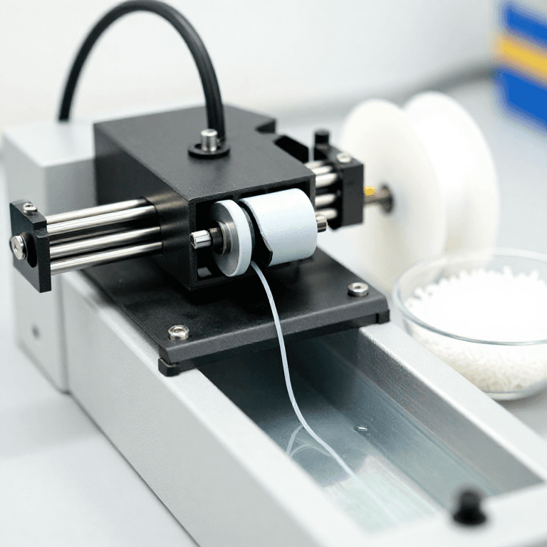 3D Printer Filament Extruded from Pellets