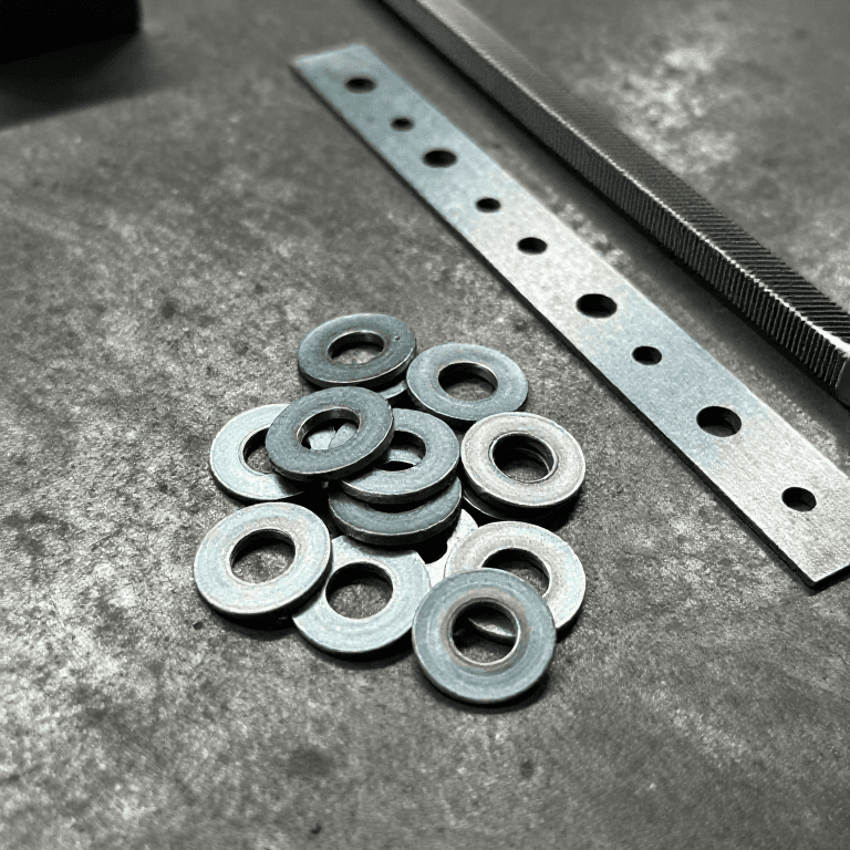 Flat Washers from Steel Sheet