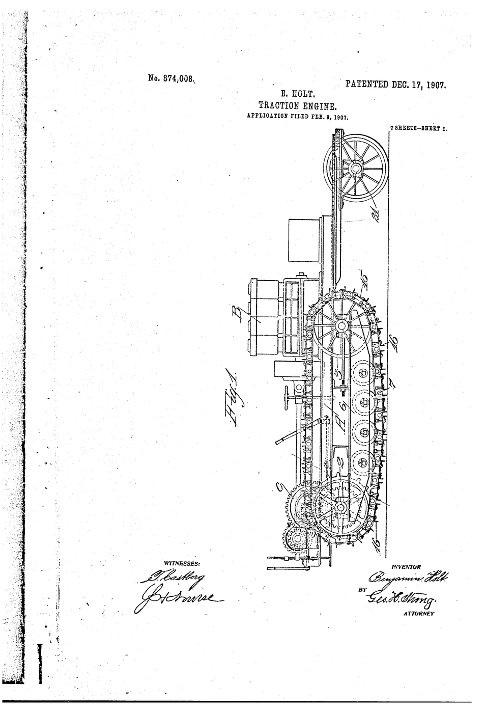 Caterpillar Traction Engine
