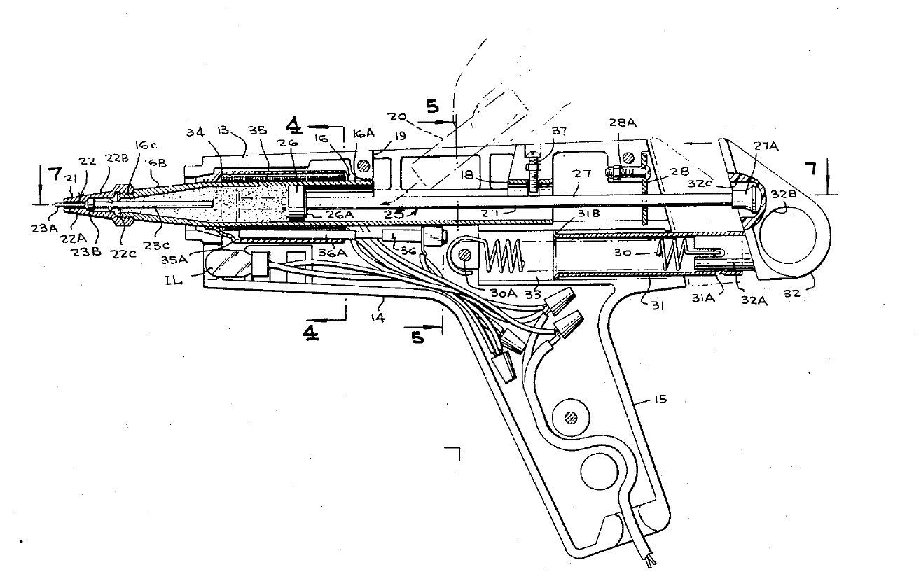 Hot Glue Gun: Weller & Brassaw, 1973