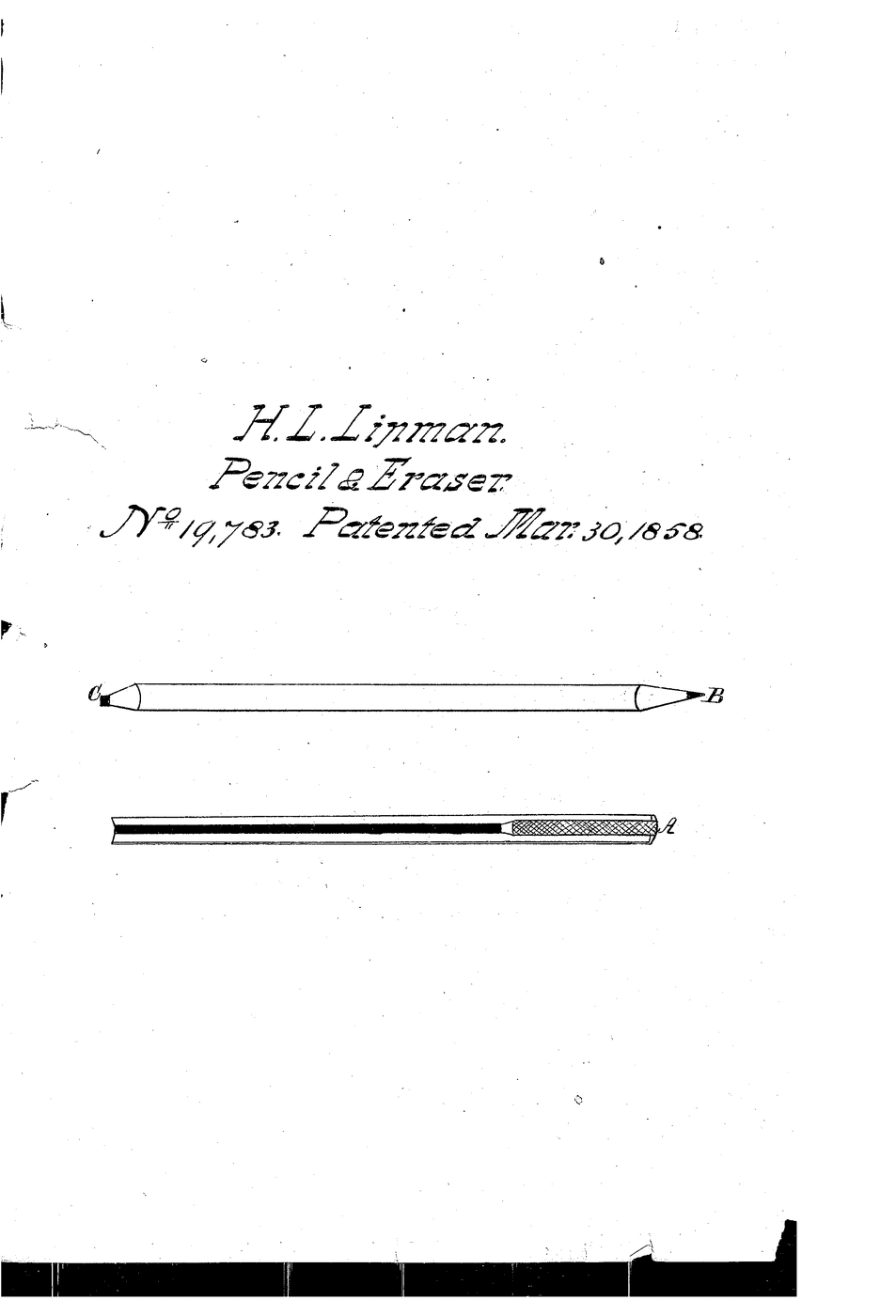 Eraser-Tipped Pencil