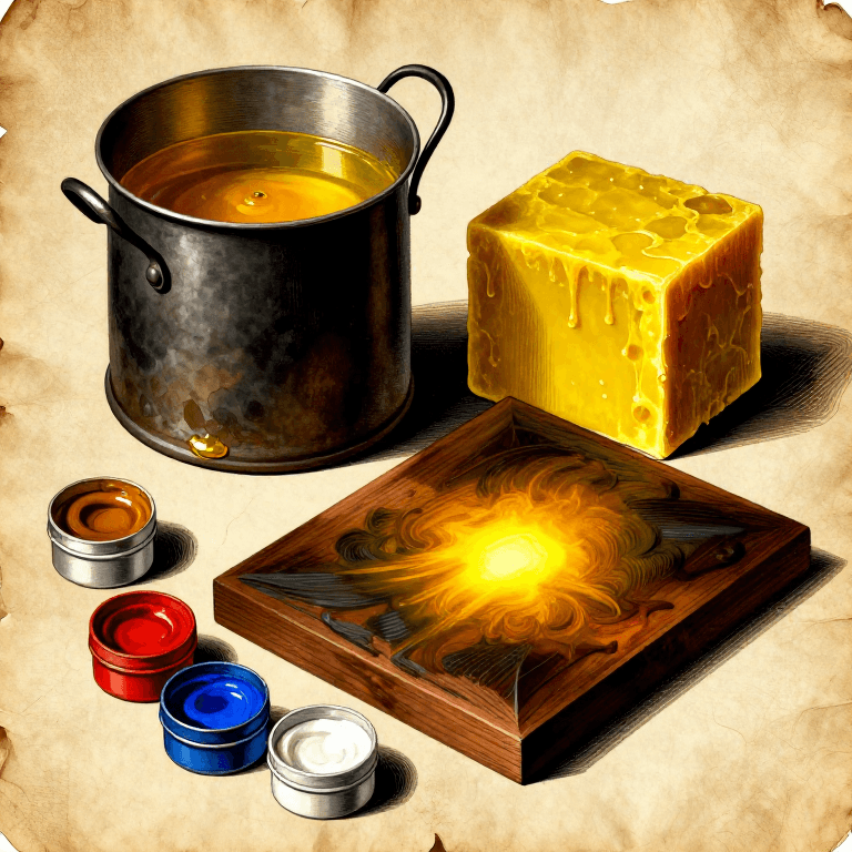 Making Encaustic Paint — The Hot Beeswax Medium of Ancient Greek and Egyptian Painters
