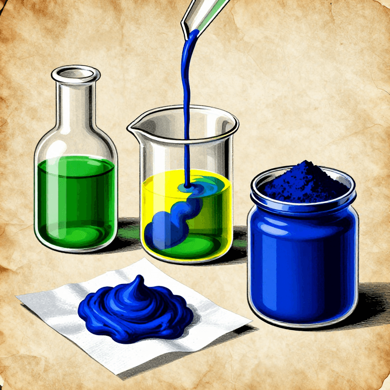Making Prussian Blue — The First Modern Synthetic Pigment (Berlin, 1704)