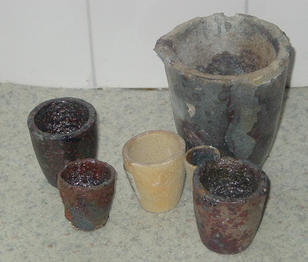 Plumbago Crucibles: Fire Clay, Coke and Graphite, Ure 1839