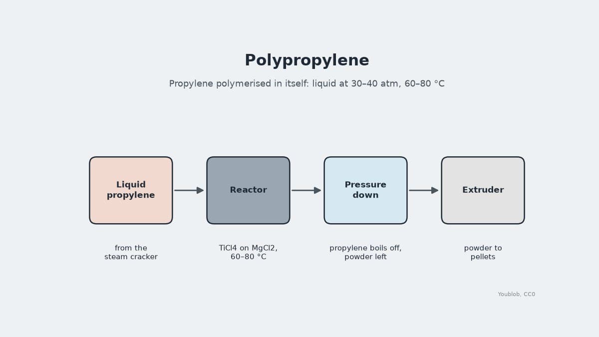Polypropylene Pellets by Bulk Polymerisation in Liquid Propylene