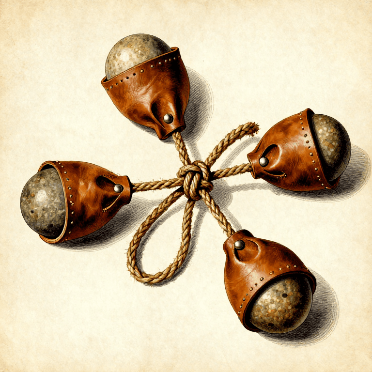 Making Bolas — Weighted Throwing Weapon for Hunting
