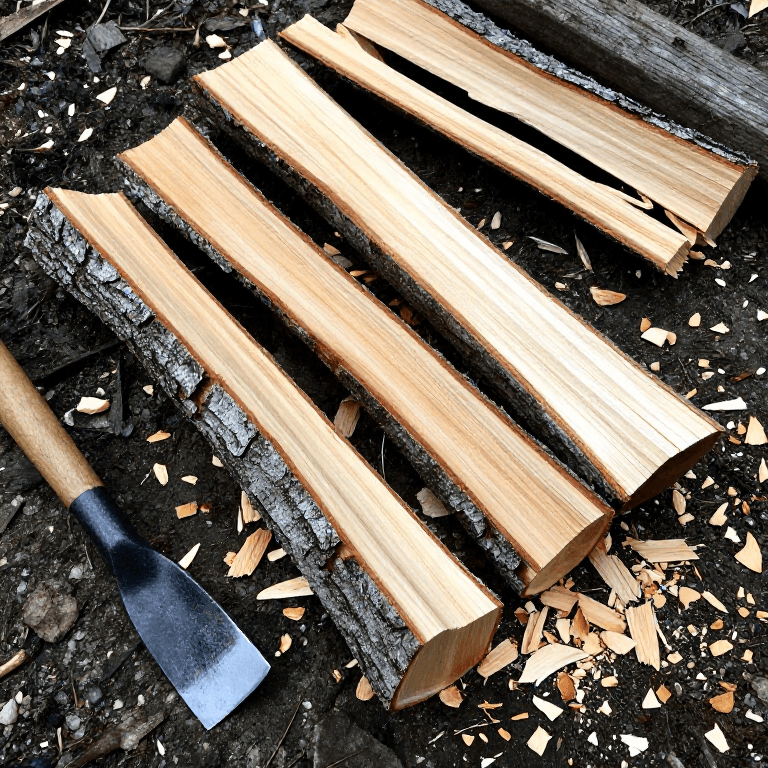 Riven Hardwood Handle Stock