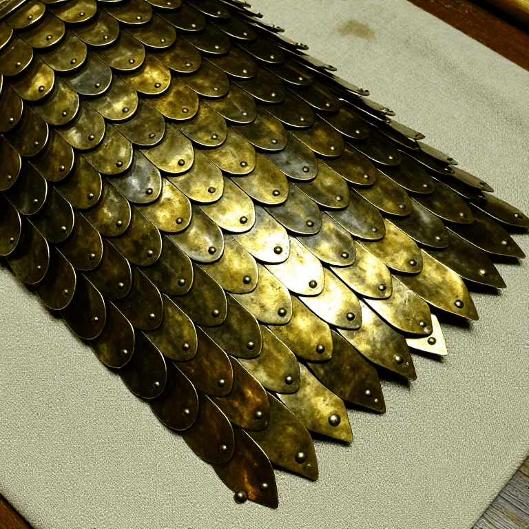 Riveting Lorica Squamata Scale Armour — Roman Scale Mail