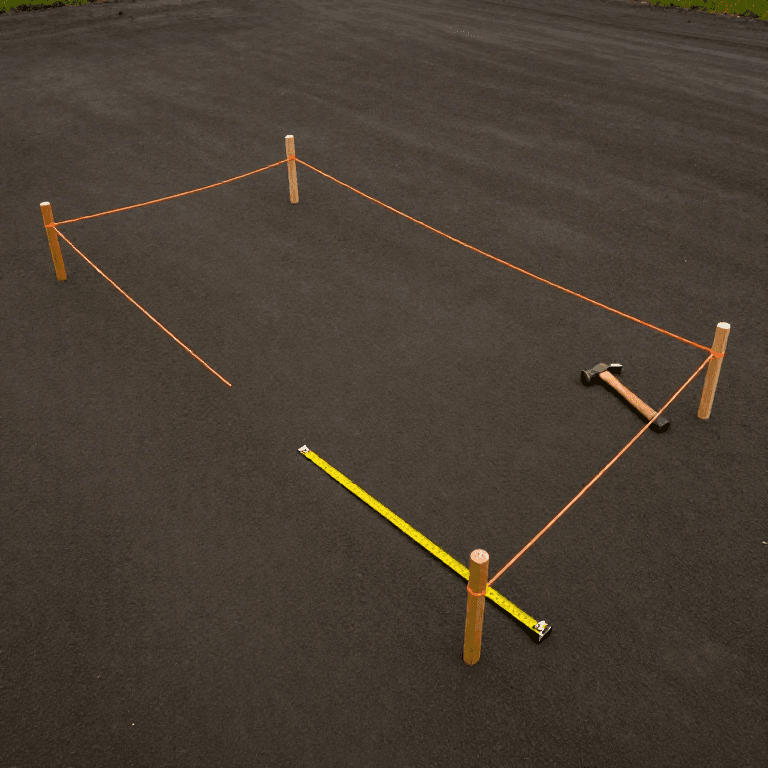 Setting Out a Right Angle on the Ground