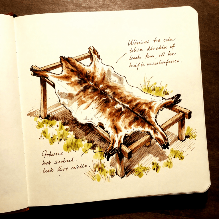 Brain Tanning a Hide — Primitive Leather from Scratch