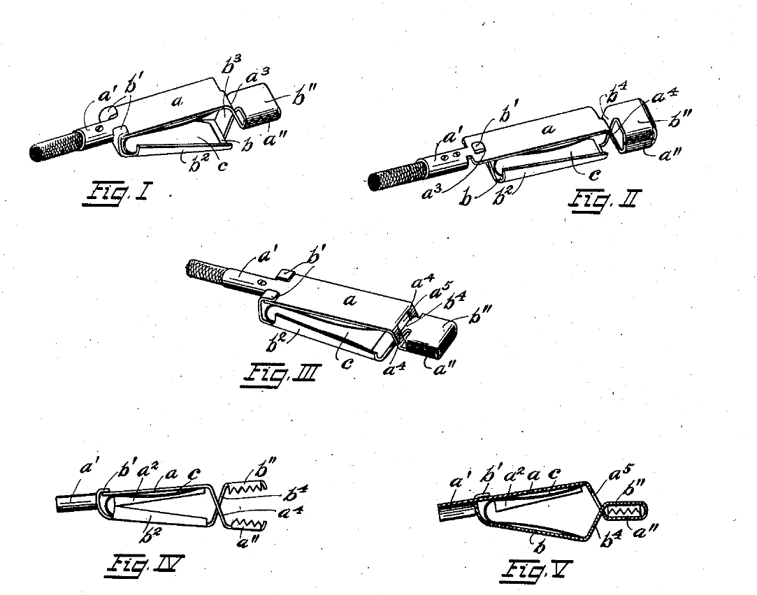 Test Leads with Sheet-Metal Spring Clips: Dusinberre, 1910