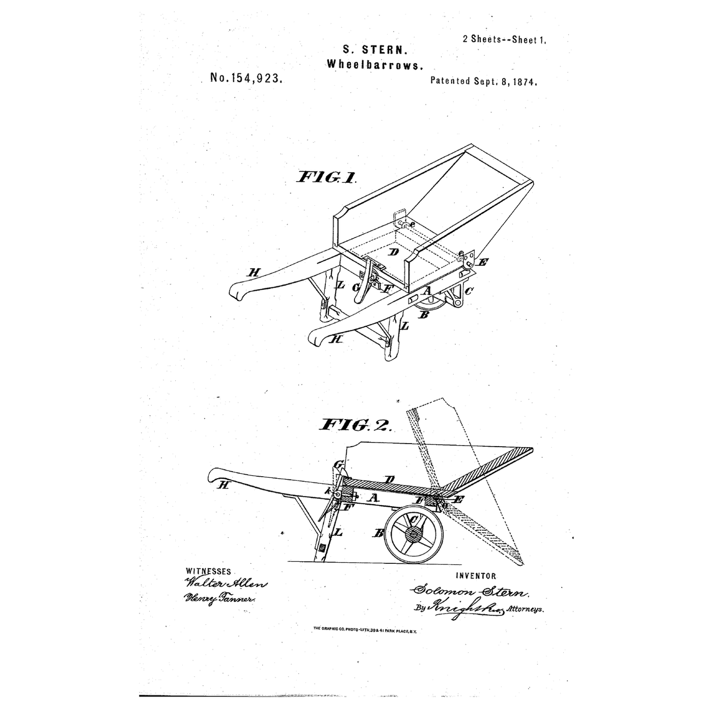 The Dumping Wheelbarrow: A Hinged Tray and a Foot Catch