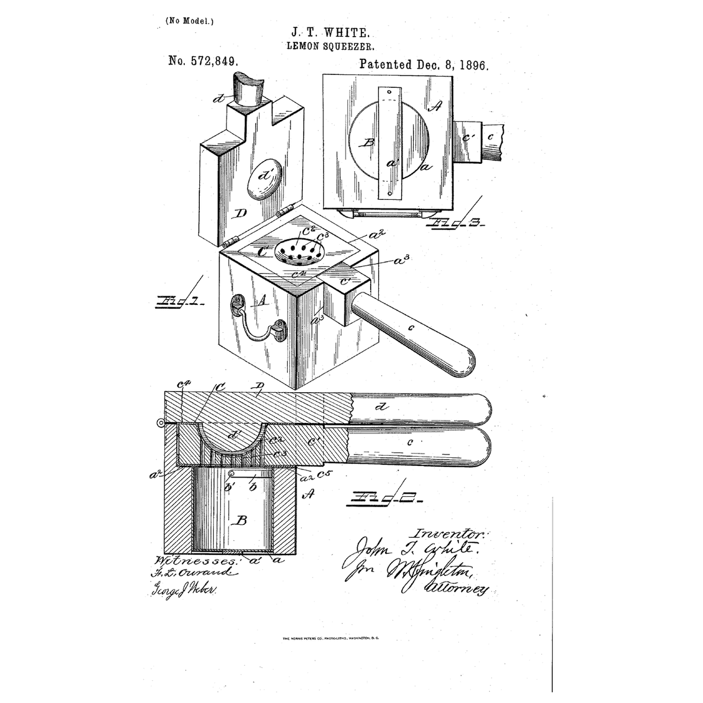 The Lemon Squeezer: Two Hinged Jaws Over a Cup
