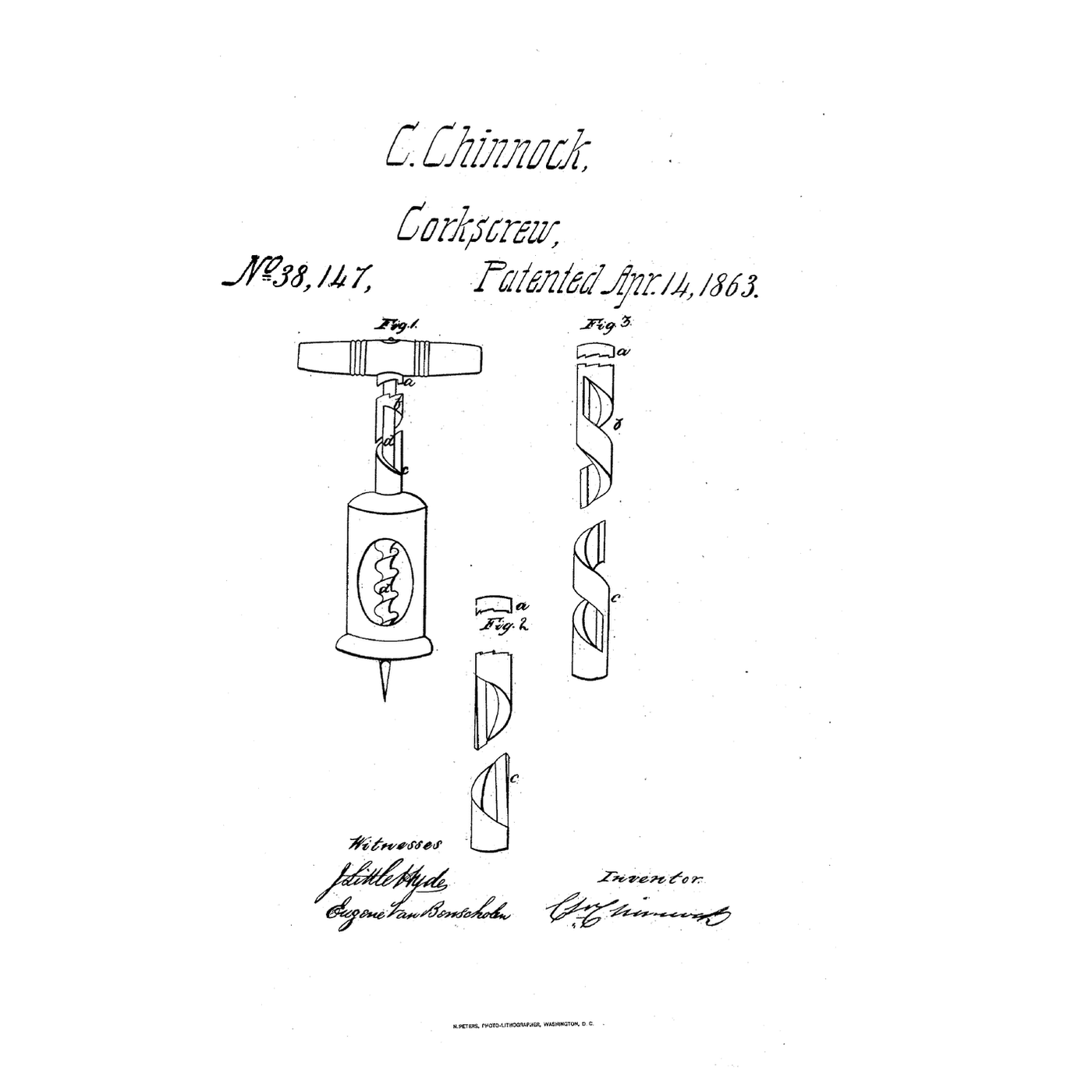 The Ratchet-Cam Cork-Drawer: A Screw That Stops Inside the Cork, Lifted by Two Cams