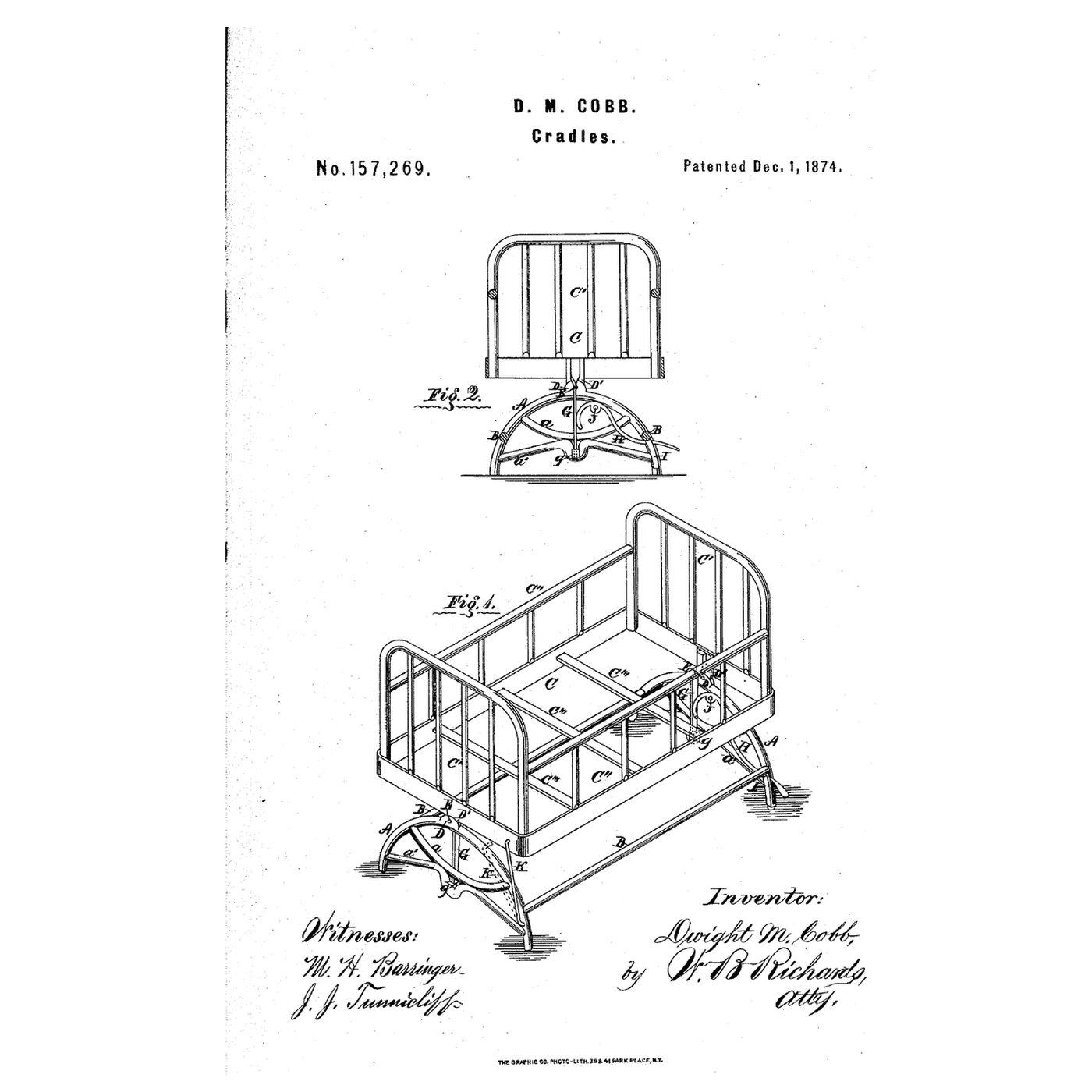 The Spring-Rocked Cradle: Tapered Springs and a Treadle