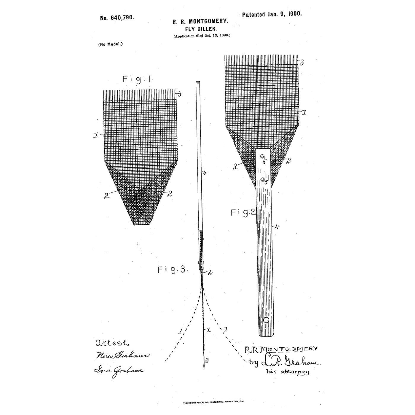 The Wire-Netting Fly-Killer: A Flap With Folded Corners