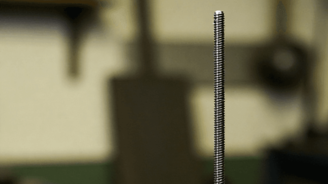 Threaded Rod Cut with a Die