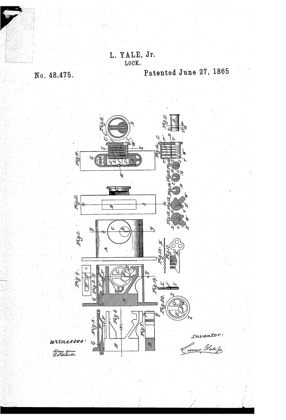 Yale Cylinder Lock