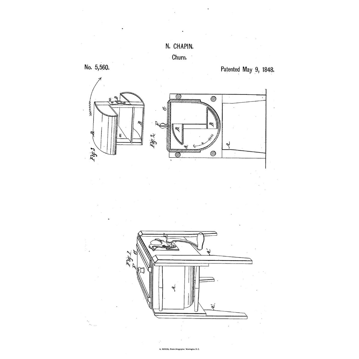 Air-Bucket Churn: Buckets That Carry Air Down and Cream Up