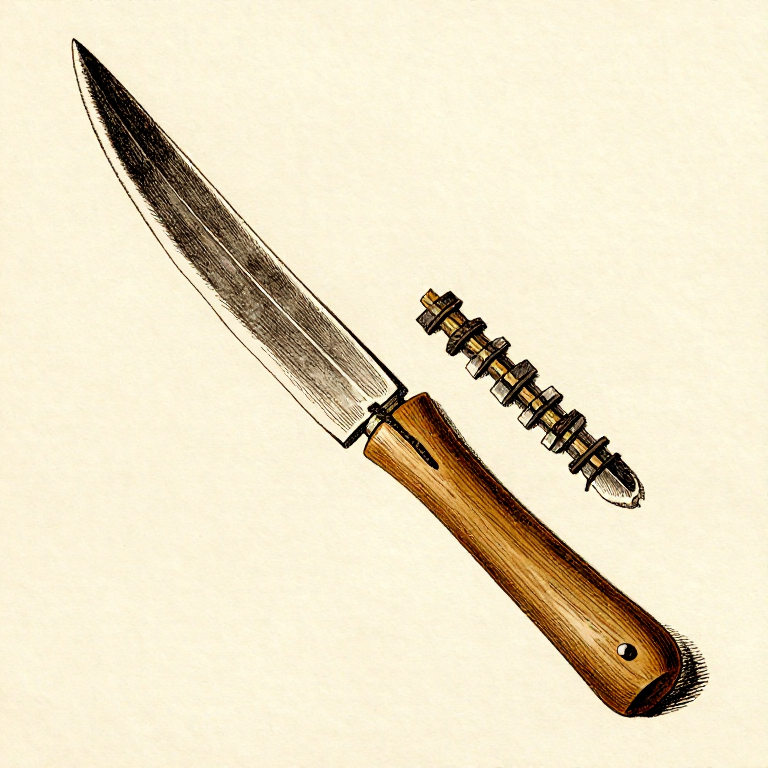 Hafting a Flint-Bladed Grain Sickle — Composite Harvesting Tool