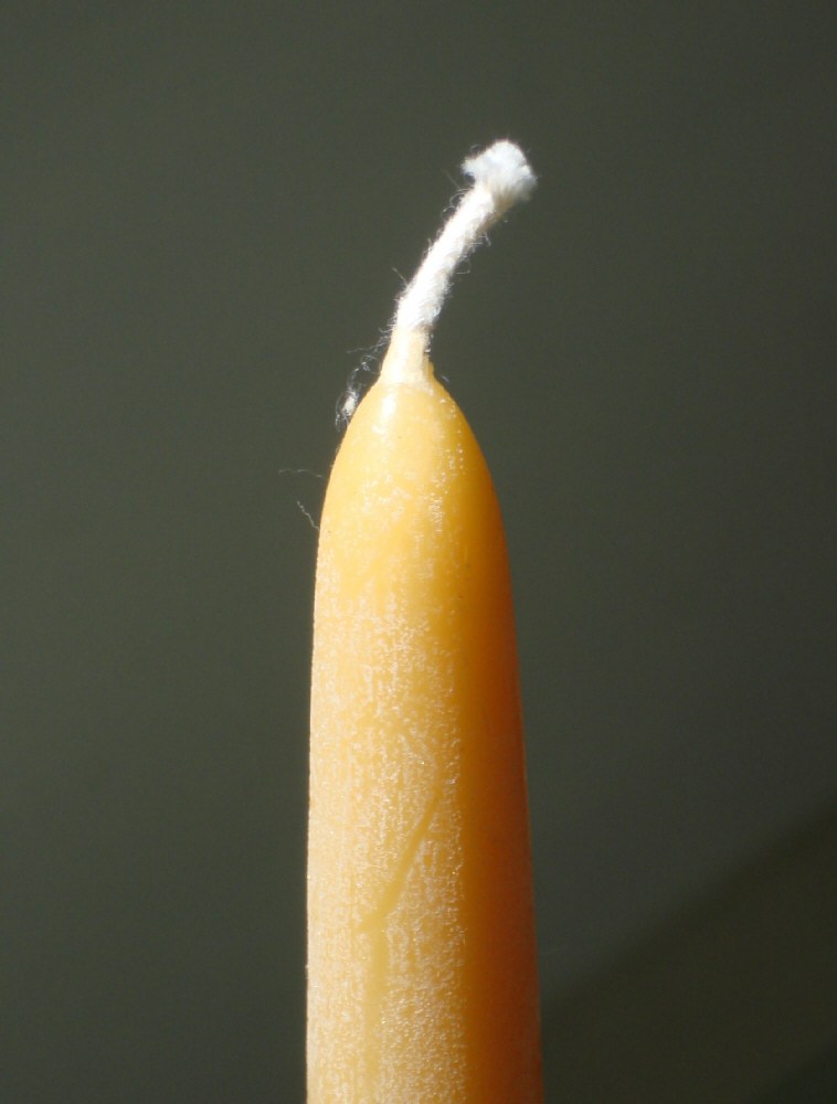 Braided Cotton Wick, Soaked in Borax and Salt