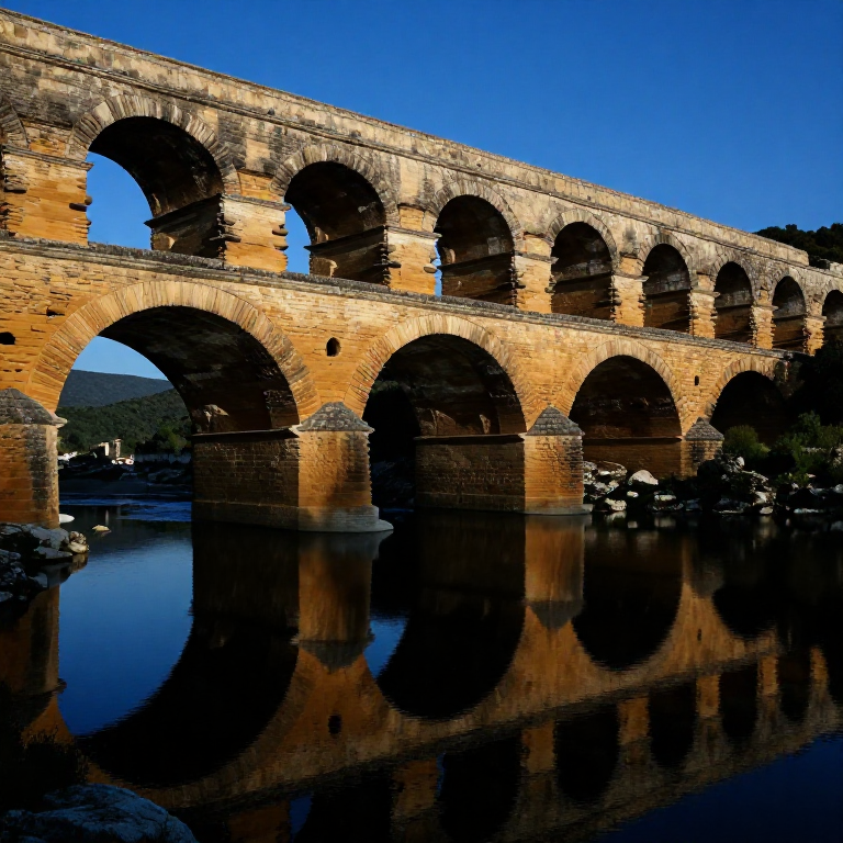 Building a Roman Stone Arch Bridge — Spanning Rivers with Voussoirs and Cofferdams