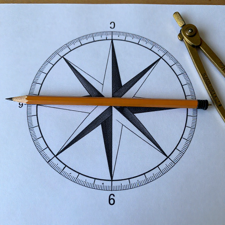 Chartwork: True, Magnetic and Compass