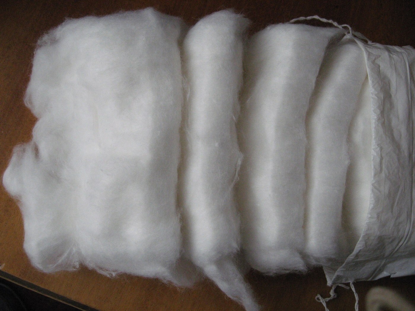 Cotton Wool: Lint Scoured, Bleached and Carded