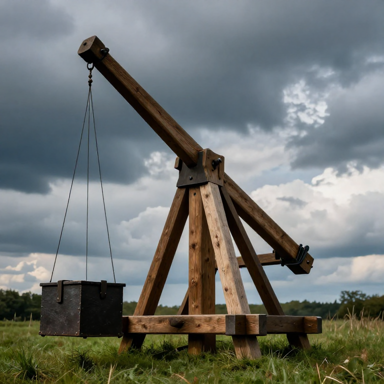 Building a Counterweight Trebuchet — The Medieval Siege Engine That Toppled Castles