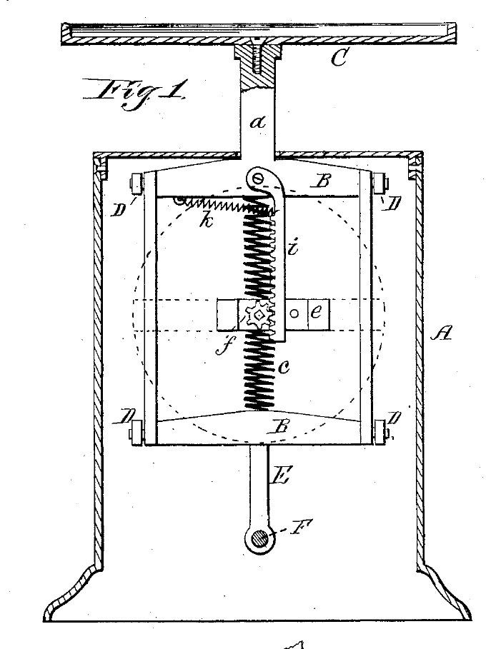 Dial Spring Scale with Tare Screw: Fray & Pigg, 1881