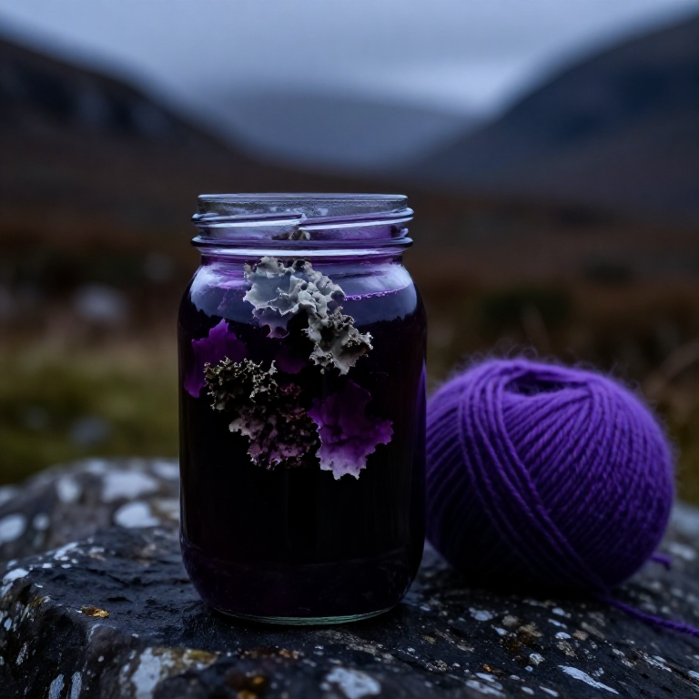 Dyeing Purple with Lichen — The Orchil Fermentation Vat