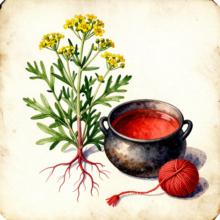 Dyeing Red with Lady's Bedstraw — The Wild Madder of Northern Europe