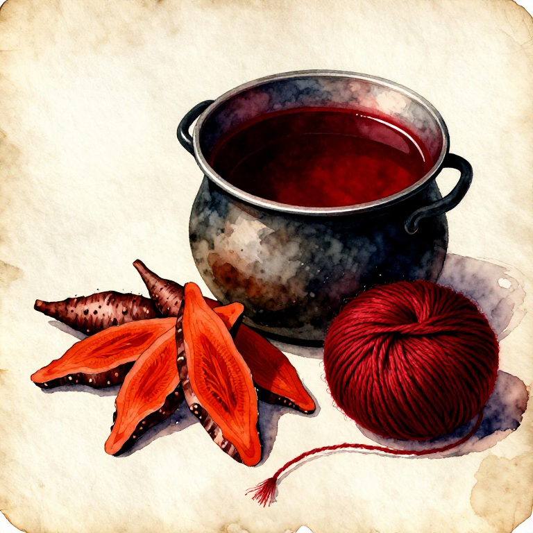 Dyeing Turkey Red with Madder — The Most Important Red Dye in Human History