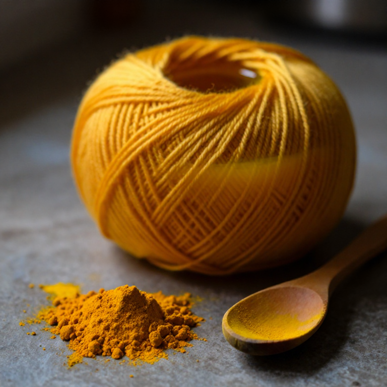 Dyeing Yarn with Turmeric — The Oldest Golden-Yellow Dye