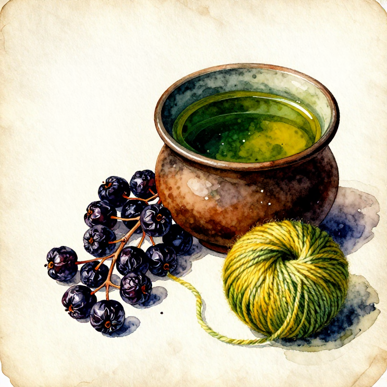 Dyeing Yellow-Green with Persian Berries — The Buckthorn Dye of Ancient Manuscript Painters