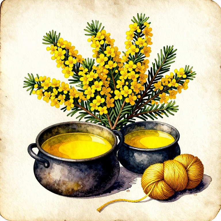 Dyeing Yellow with Dyer's Broom — The Greenweed That Made Lincoln Green