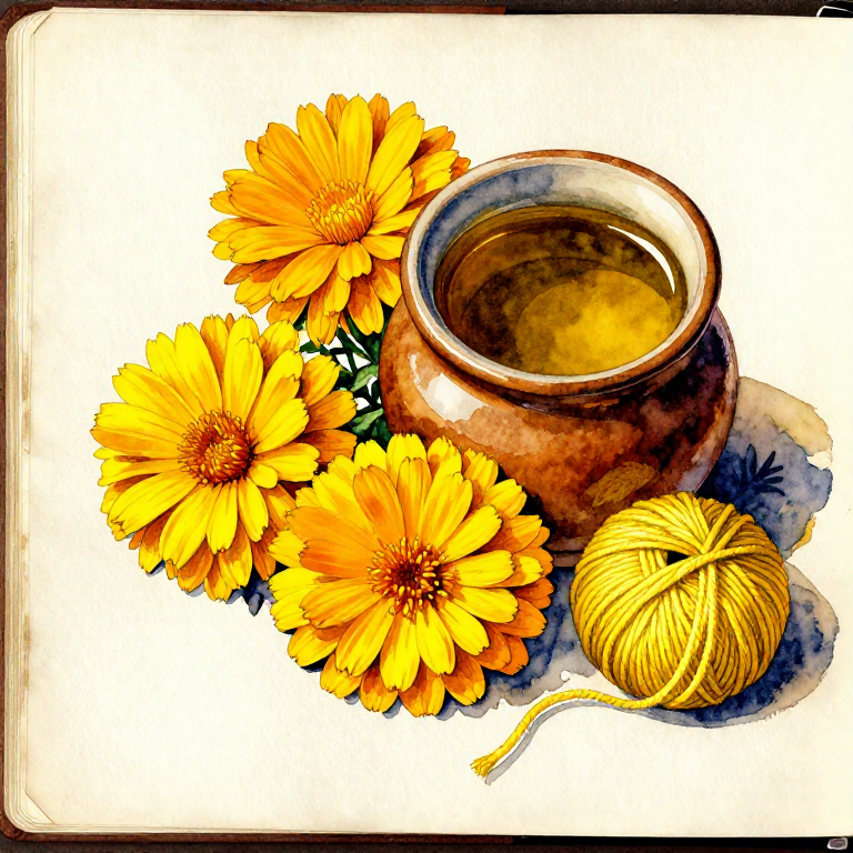 Dyeing Yellow with Marigold — The Sacred Aztec Flower Dye