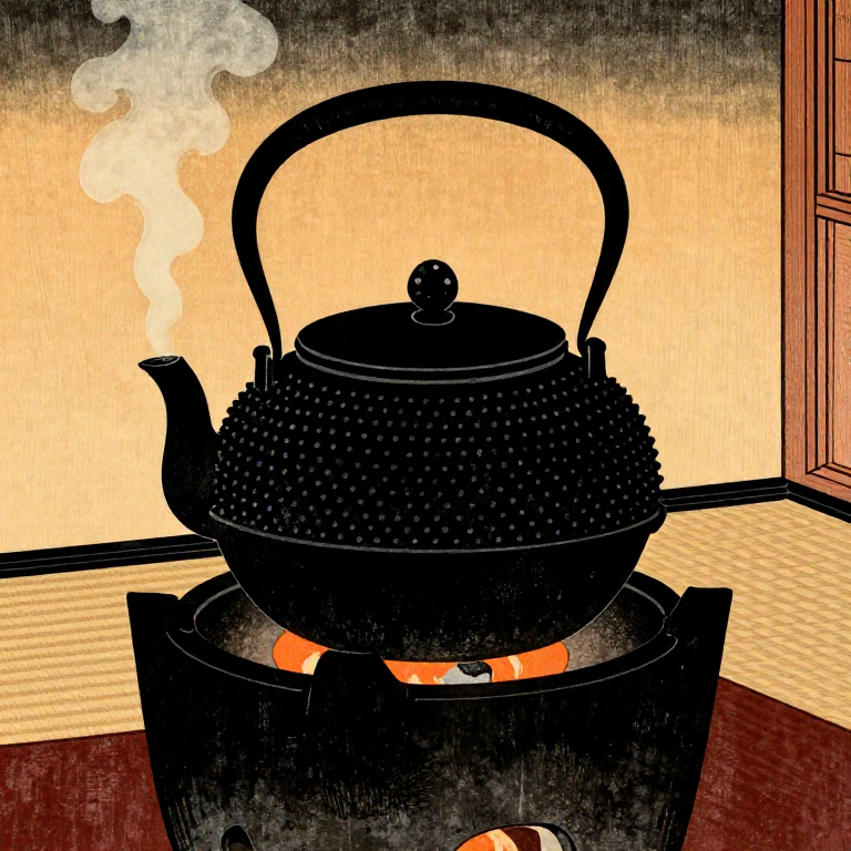 Casting a Tetsubin Iron Kettle — Sand Mold Method