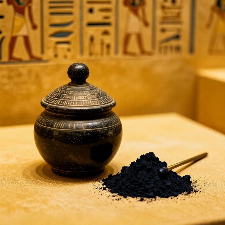 Making Egyptian Kohl Eye Cosmetic — Ancient Chemistry That Fought Infection