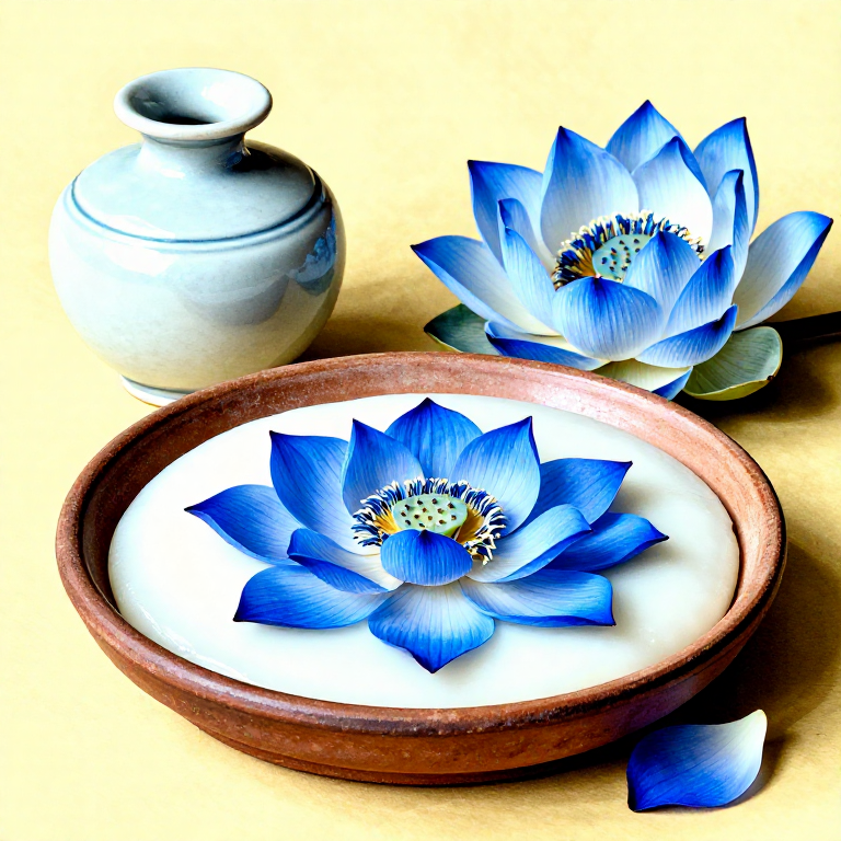 Egyptian Lotus Perfume — Extracting Lotus Perfume by Enfleurage