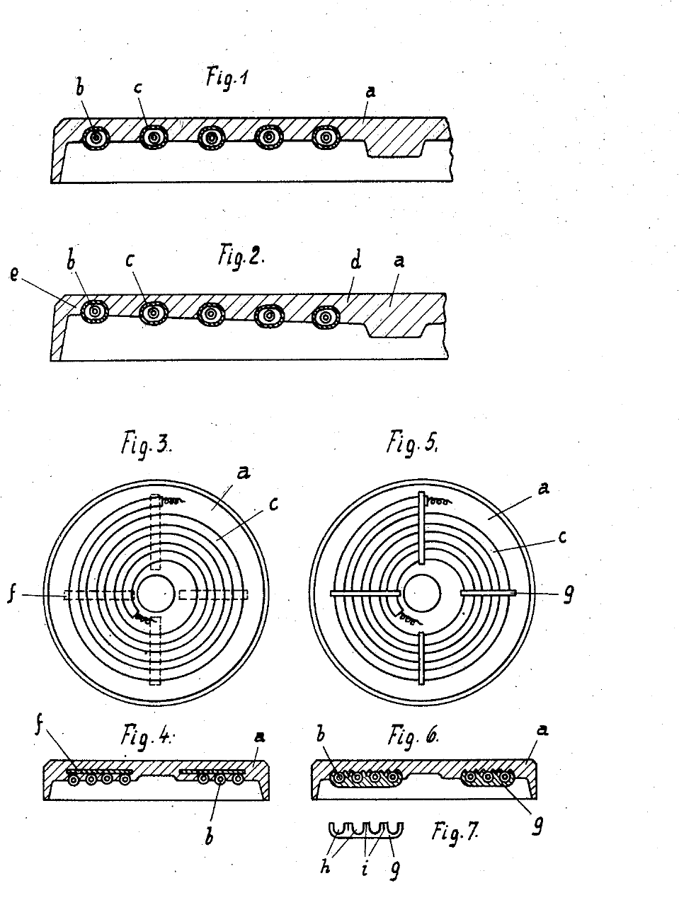 Electric Hot Plate with a Cast-In Element: Jordan & Schneider, 1935