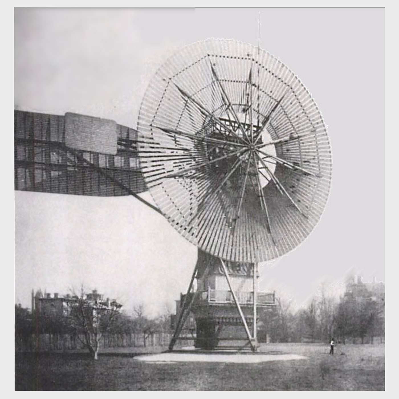 Electricity From the Wind: The Cube Law and a Rotor on a Dynamo