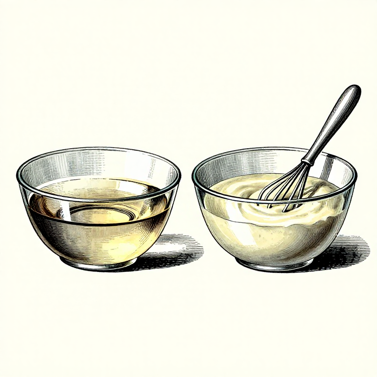 Emulsions: Oil and Water Held Apart by Something Standing Between Them