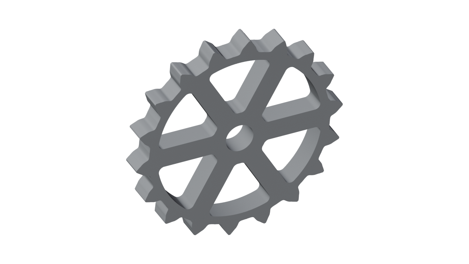 A Sprocket Wheel Cut by the Fellows Cutter: Fig. 20 Rolled Out in Full