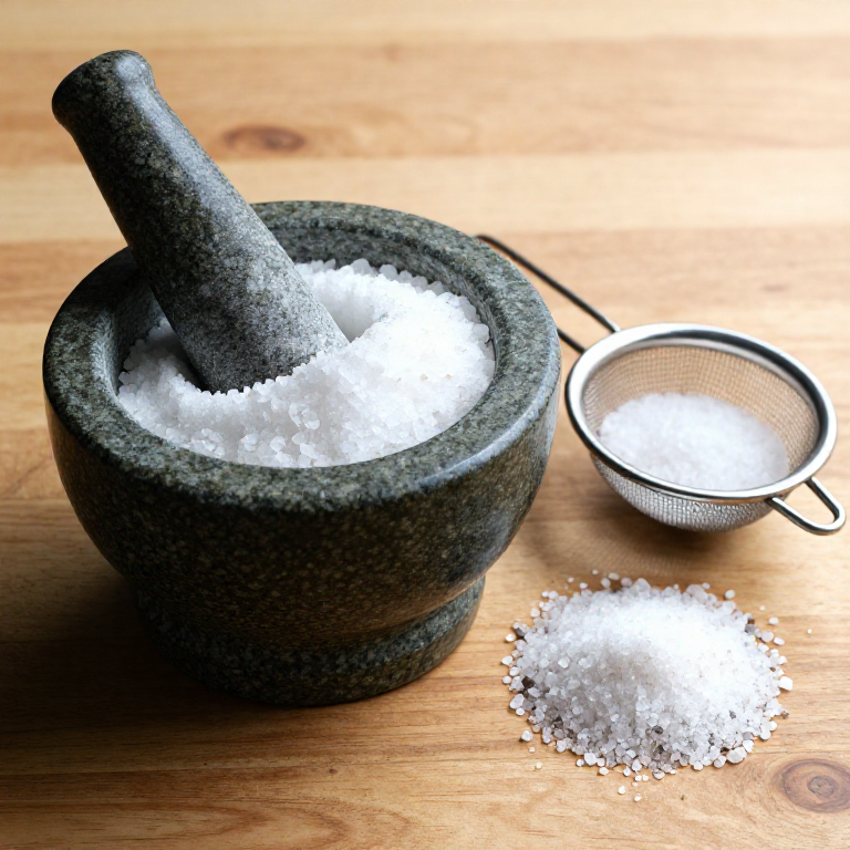Fine Sea Salt from Coarse Salt